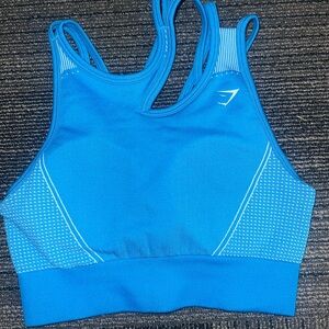 Gymshark Ultra Seamless Blue Sports Bra